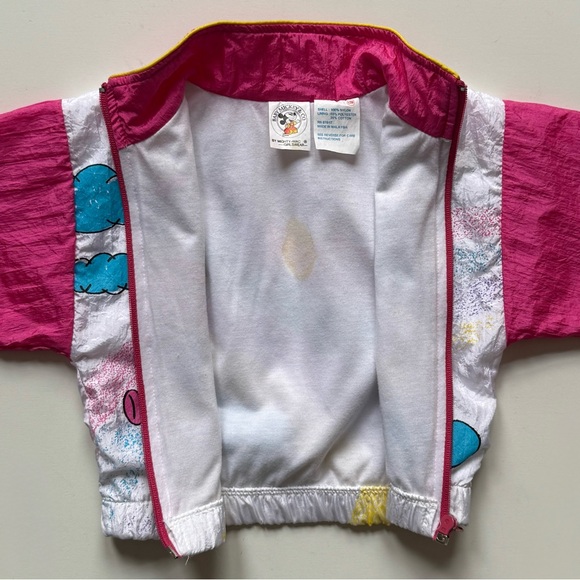 VINTAGE Baby Mickey & Co. Disney Babies Windbreaker Jacket - Size 12M - Picture 8 of 9